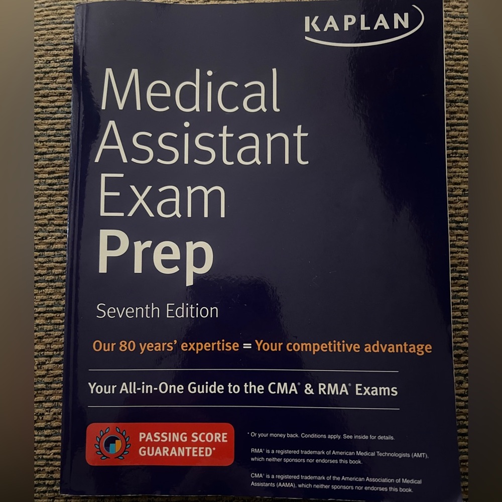 Kaplan Medical Assistant Exam Prep Guide - Blue Cover